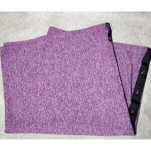 women's LULULEMON Scarf VINYASA‎ Purple One Size LOGO Snap shawl wrap